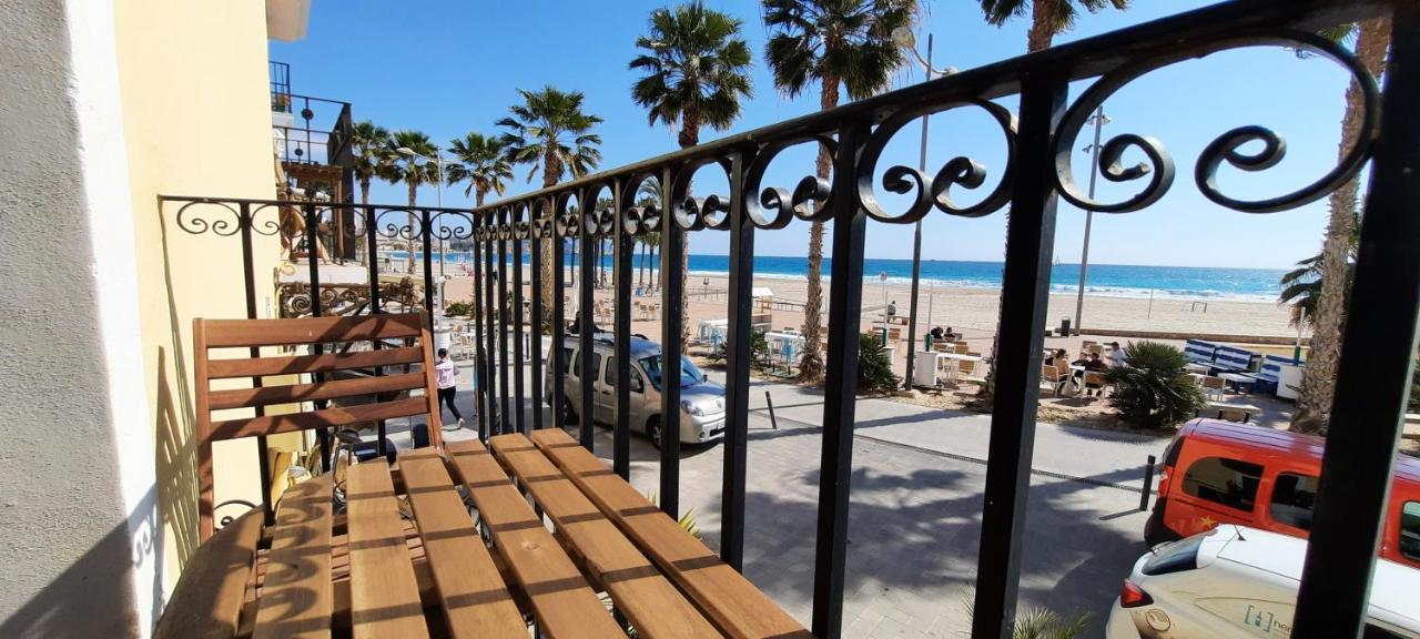 Ar28-1, Coqueto Apartamento En Primera Linea De Playa Villajoyosa Kültér fotó
