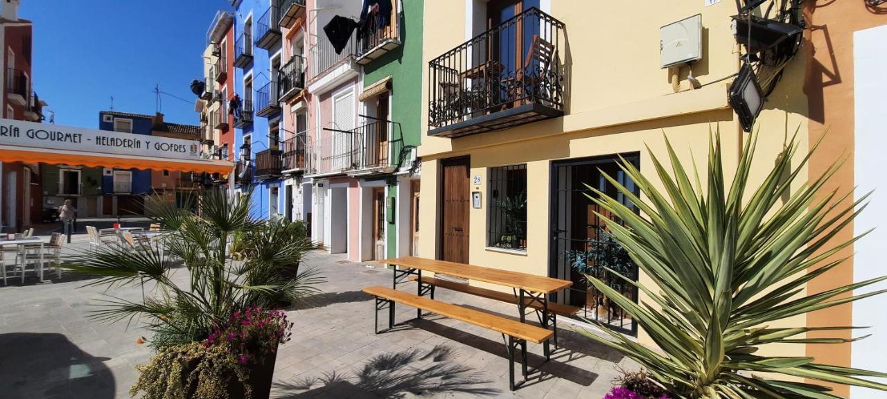Ar28-1, Coqueto Apartamento En Primera Linea De Playa Villajoyosa Kültér fotó